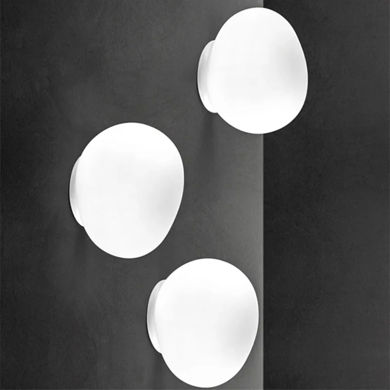 Italian Designer Ceiling Lamp Glass Wall Sconce Light