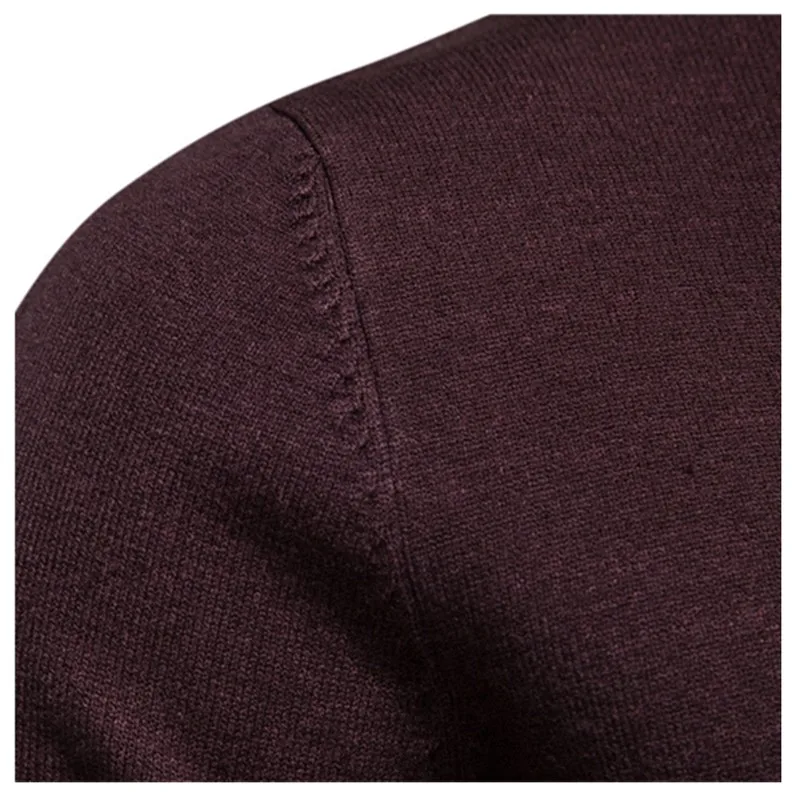 Men's High Neck Sweater 2023 Autumn/Winter New Type Baoyi Knitted Top Thickened Fashion Casual Pullover Men's Clothing K0028