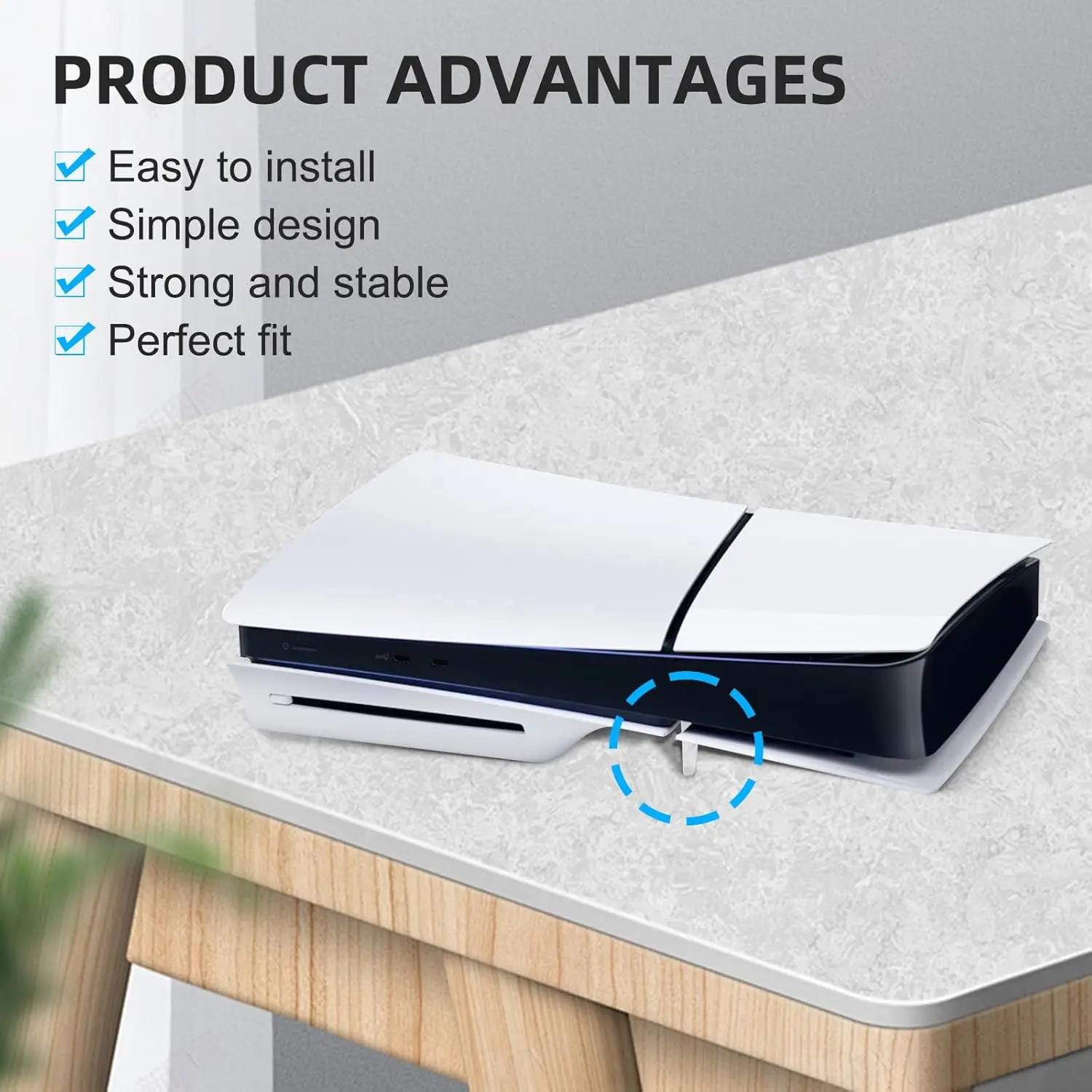 حامل أفقي لقرص وحدة التحكم PS5 Slim / Pro / الإصدا...