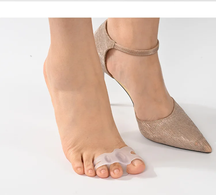 Silikon-Dreifach-Zehenkorrektor Hallux Valgus Buffer Zehentrenner für Männer und Frauen Orthopädische Zeheneinlagen Fußpflege-Schutz – Detail 13