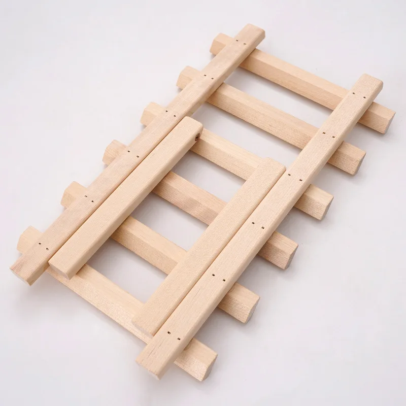 16/30-axis Wooden Foldable Thread Rack Sewing Storage Tool Method Embroidery Thread Rack Manual Sewing DIY Storage Rack