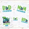 Dinosaur Monster Truck Birthday Boy T-shirt Cool Dino Design Family Matching Outfits Funny Party Clothes T-REX Tshirt 1