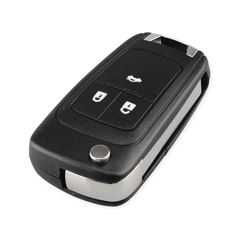 Remote car key fob KEYYOU 2/3/4 Buttons Flip Folding Remote Car Key Fob For Chevrolet Cruze Malibu Aveo Spark Sail orlando Key 433MHz ID46 Chip