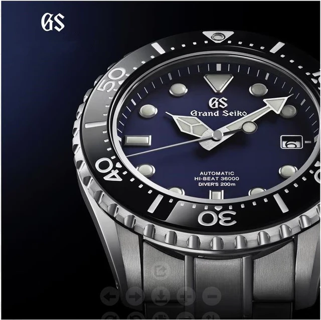 2023New Grand seiko Luxury Watch Crown Blue Lion GS Seiko Quartz Movement  Men's Watch High Quality Fashion Business Sports Watch _ - AliExpress Mobile