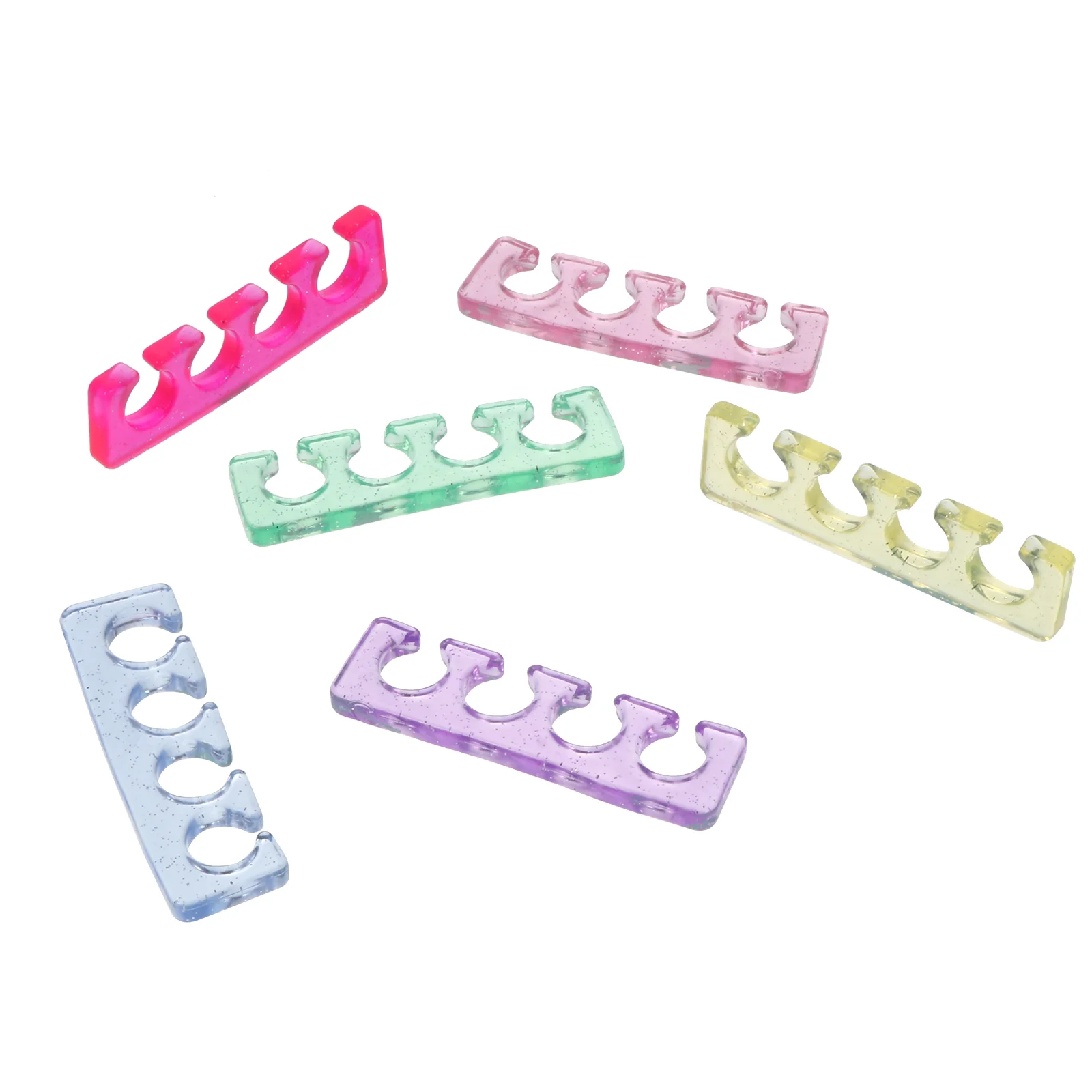 

Toe Nail Separator Separators Divider Finger Pedicure Dividers Silicone Stretcher Spacers Manicure Foot Bunion Foam Hammer