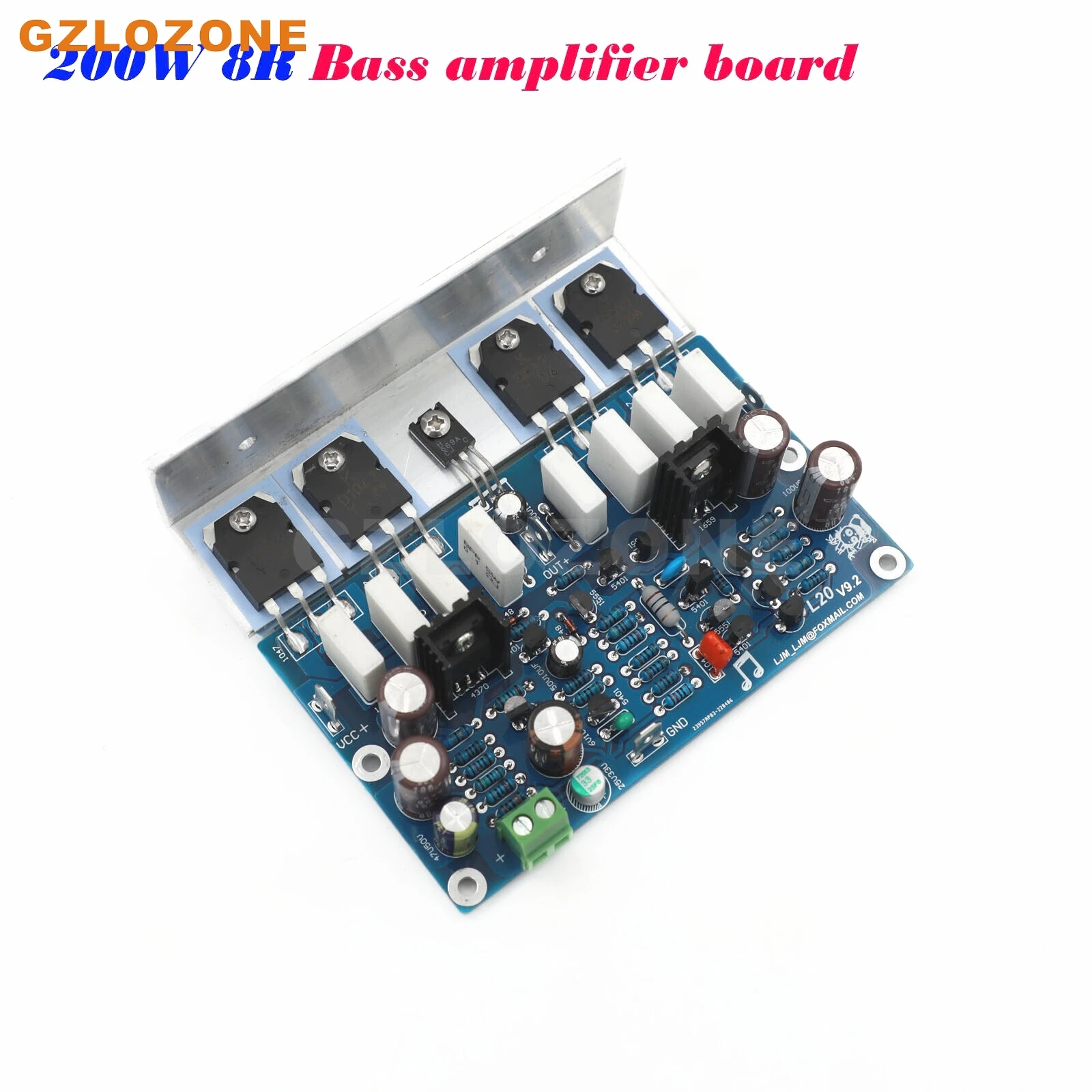 

Ultra Low Distortion Mono Bass Power Amplifier Board 200W 8ohm Amp For Subwoofer (B6-52)