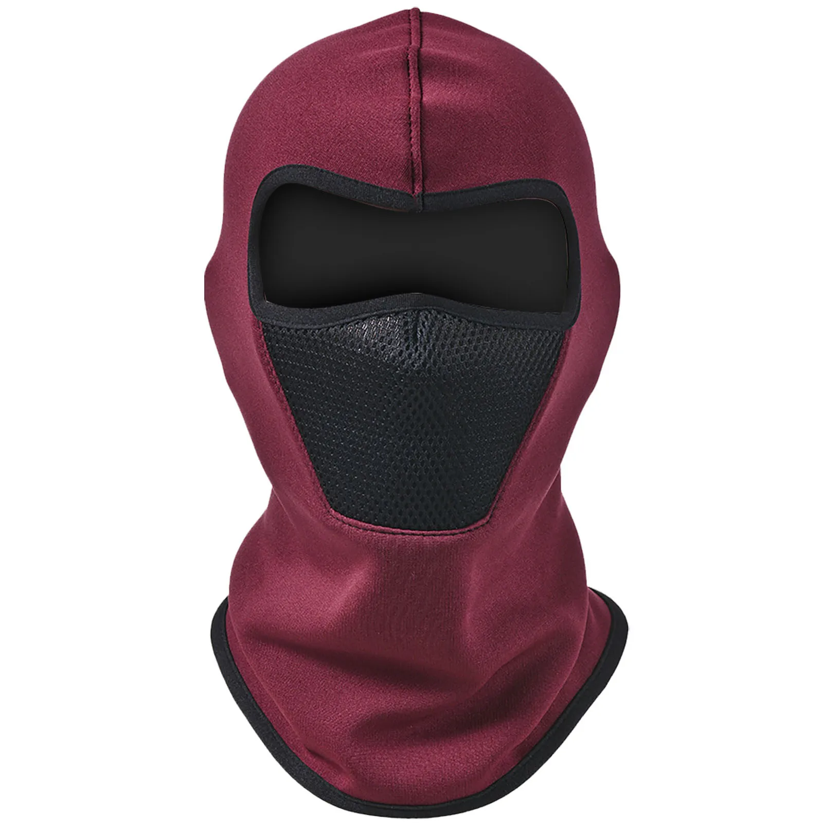 Winter Outdoor Riding Plus Velvet Warm Breathable Cold Temperature Constant Temperature Ski Face Protection Hood Pad