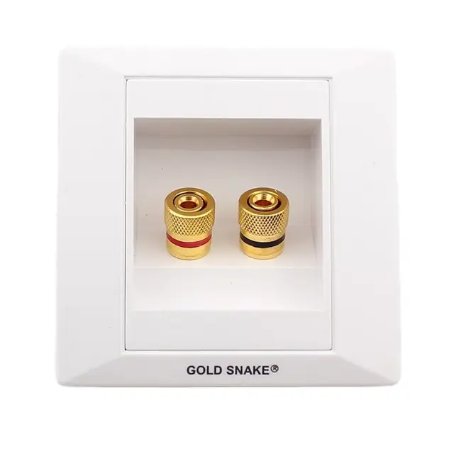 Conector Rápido Tipo Banana Chapado En Oro – Para Audio De Auto, Hogar, Cajas De Altavoces Y Gabinetes