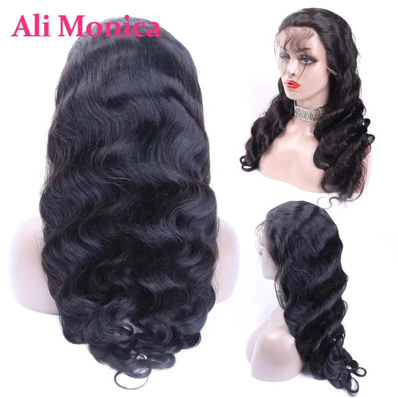 13x6 13x4 Natürliche Schwarze Body Wave 200 250 Dichte Lace Front Perücke Echthaar Vorgezupfte Brasilianische Remy Echthaarperücken für Frauen – Detail 6