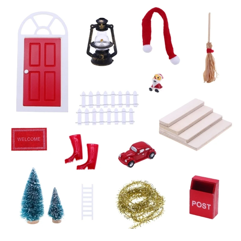 

Christmas Dollhouse Furniture Simulation Garden Furniture DollHouse Accessories Drop Shipping