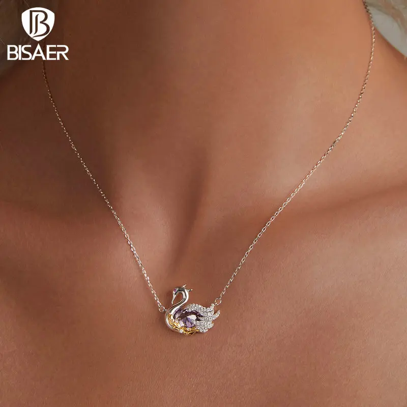 Tiramisu | Collana Cavalluccio Marino | Gioiello Donna | 925 Argento Sterling Placcato Oro Rosa con Pav di Zirconi | Catenina con Pendente | Collanina Sottile | Regalo Elegante | Senza Nichel |40cm