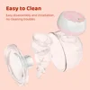 Wearable Breast Pump Hands Free Electric Breast Pump for Breastfeeding 4 Modes 12 Suction Level Low Noise with 180ml Collector 6