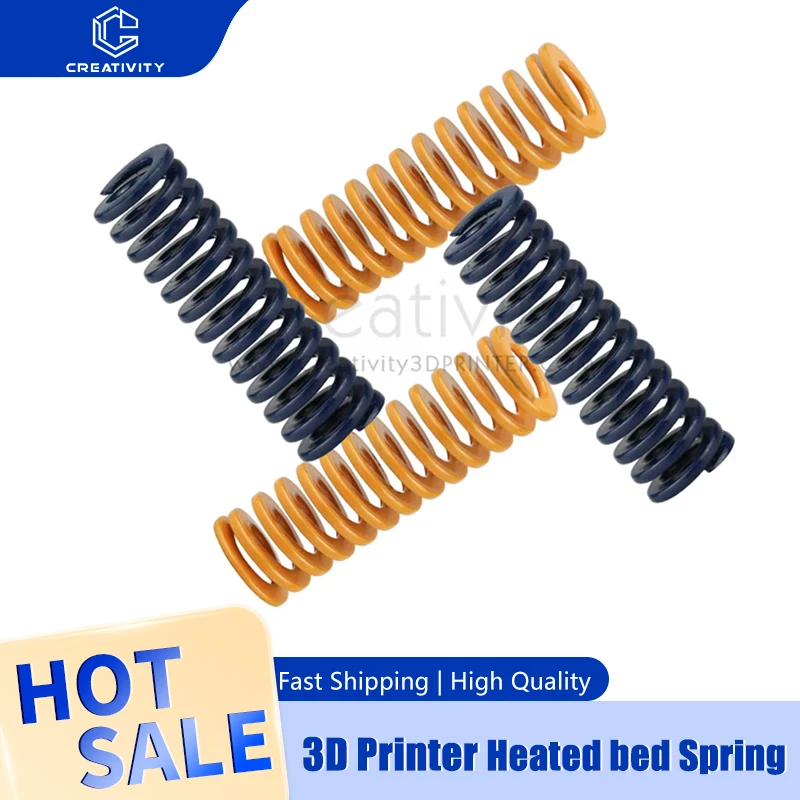 4/10PCS 3D Printer Parts Heated bed Spring Leveling Spring 8*20 /8*25/10*20/10*25 Spring For CR-10 Ender 3 Anet A8 3d printer