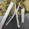 BHBT Folding Scissors Portable Home Outdoor EDC Tools Large Cutter With Back Clip Scale 4