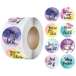 UU Gift 50-500Pieces of Awesome Reward Stickers Stationery Stickers Bullet Journal Do What You Love Smile To Life Get It Done