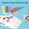 Scratch Art Painting Rainbow Scratch Art Books Interactive Rainbow Scratch Paper Set Squeegee Art Paint Kit for Kids Boys Girls 4