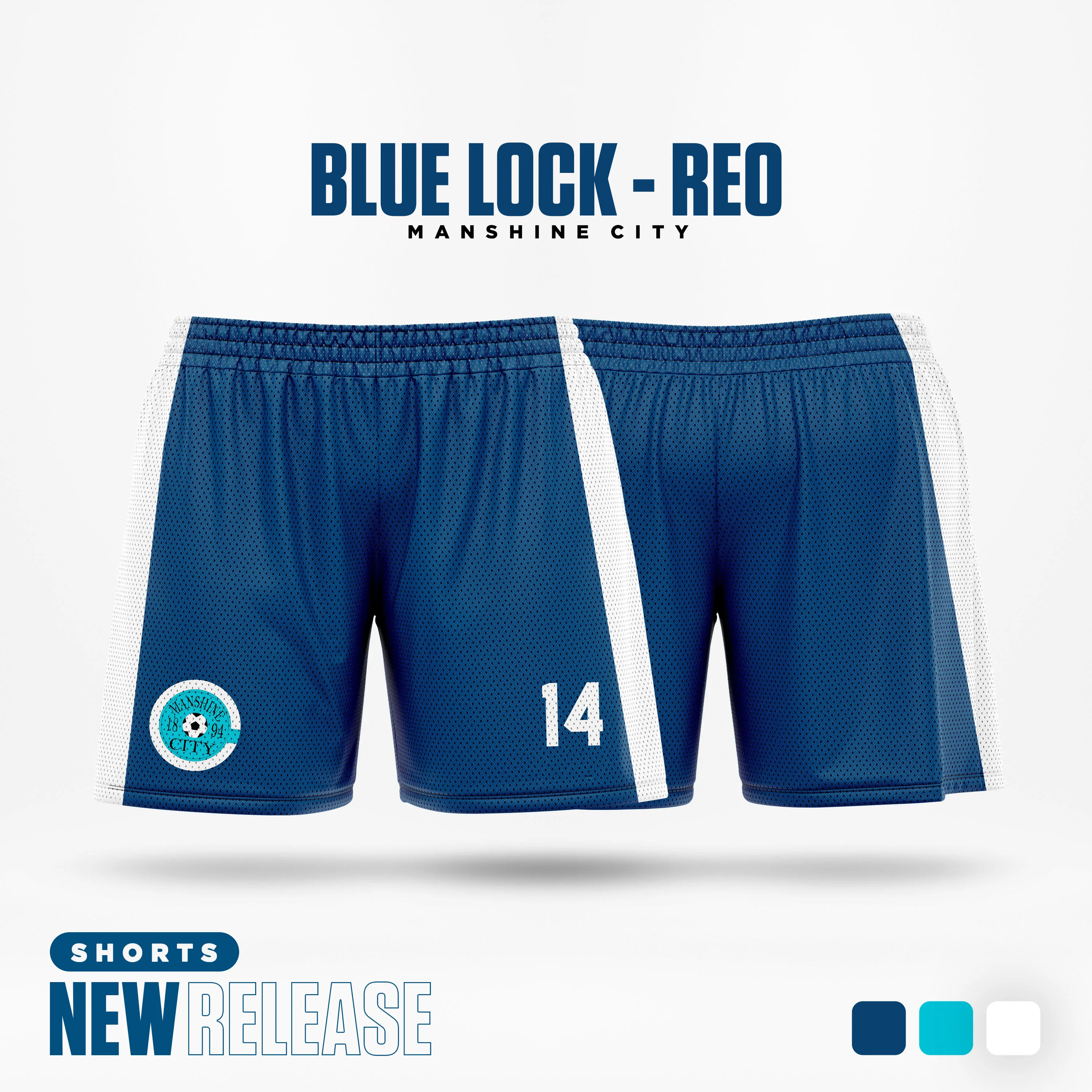 Blue Lock Manshine City Cartoon Anime Jersey Men Shorts Summer 2024 New Fashion Women Short Pants Sport Children Bottom 5