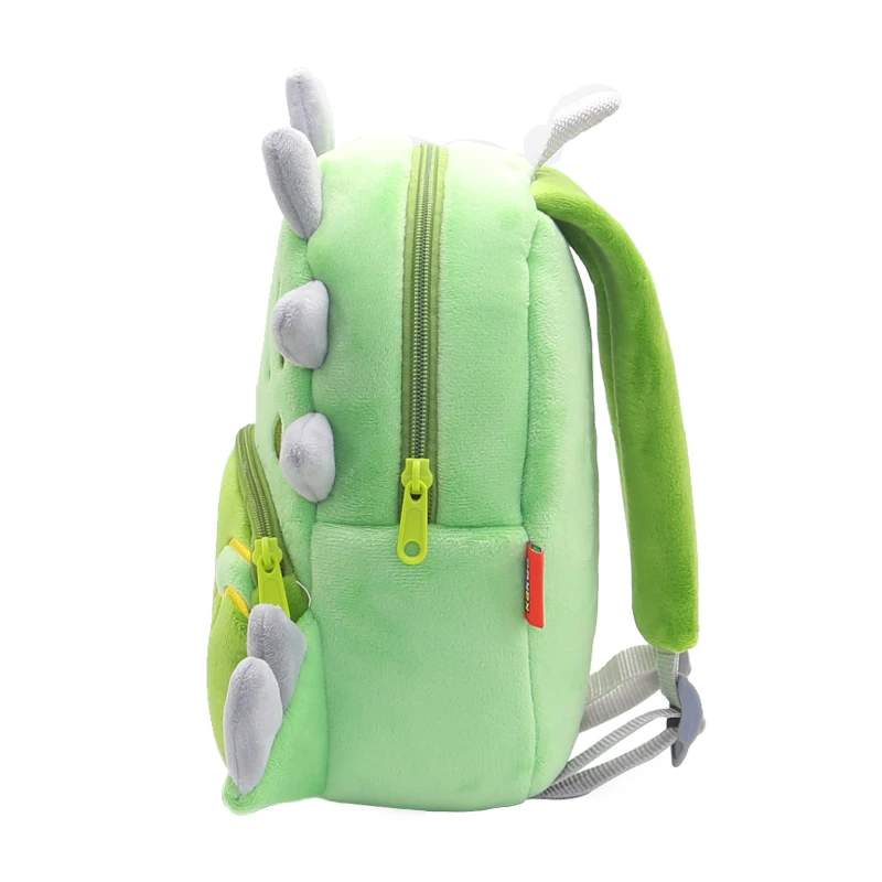 Boys Girls Backpack Cute Animal Big Mouth Dinosaur Children Plush Backpack Kindergarten School Bag 5
