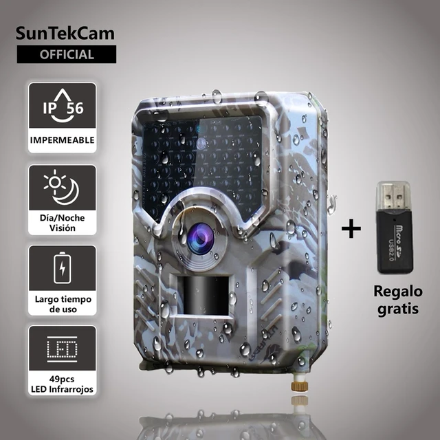 Suntekcam camara caza PR-200 con cámara IR con envío gratis en AliExpress