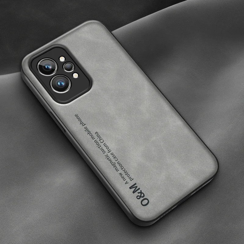 Luxurious Magnetic Leather Phone Case with Built-in Magnet and Soft Cover