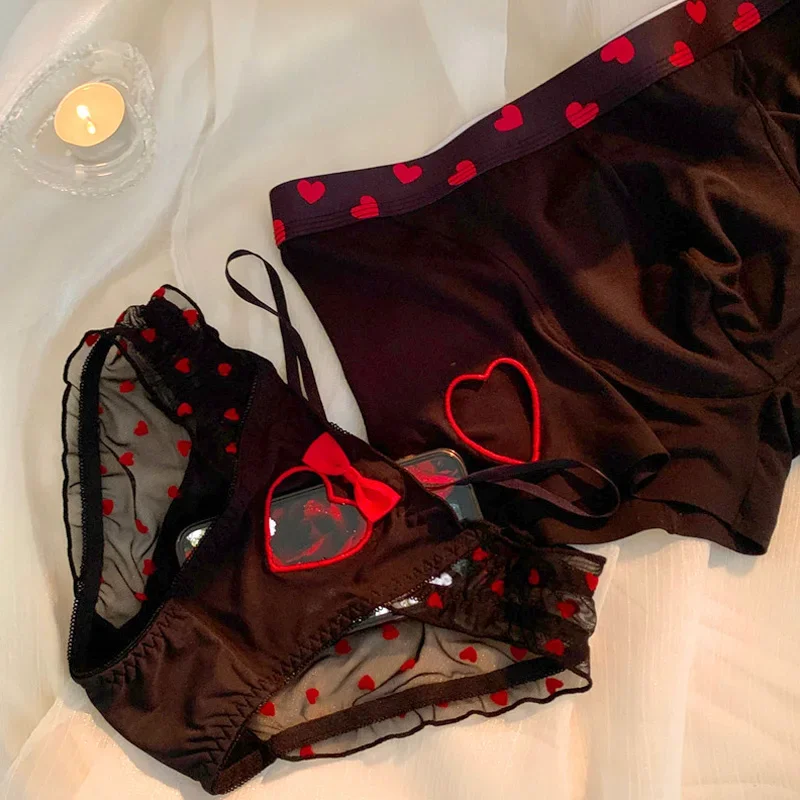 Sexy Couple Underwear Set Lovers Fun Lingerie Heart Lace Panties for Lover Modal Underpants Couple Men Shorts Women Briefs - AliExpress 200574005 Sexy Couple Underwear Set Lovers Fun Lingerie Heart Lace Panties for Lover Modal Underpants Couple Men Shorts Women Briefs - AliExpress 200574005