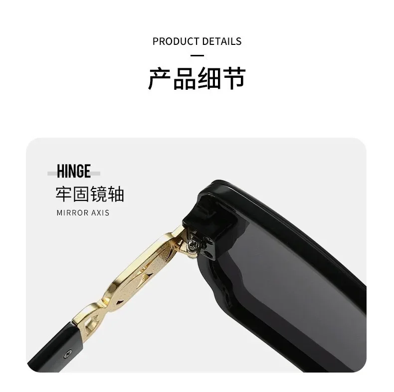 Neue Mode Luxus Marke Sungalsses Frauen Übergroßen Klassischen Quadratischen Sonnenbrille Damen Vintage Platz Gafas De Sol UV400 – Detail 4