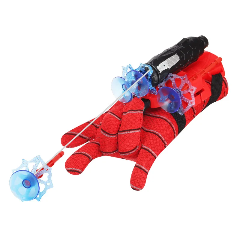 Movie Spider Man Cosplay Launcher Spider Silk Glove Web Shooters Recoverable Wristband Halloween Prop Toys For Children 1 Movie Spider Man Cosplay Launcher Spider Silk Glove Web Shooters Recoverable Wristband Halloween Prop Toys For Children 1