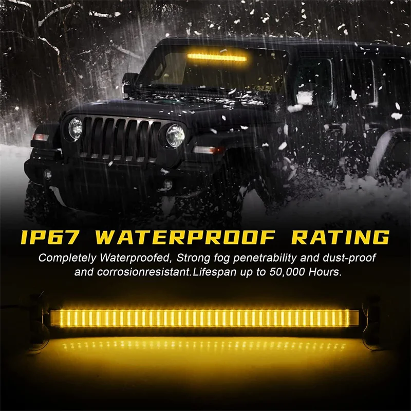 80 Led Strobe Police Lights for Car Windshield 80 Led Warning Light strobe Car Truck auto flasher Fireman Beacon Light