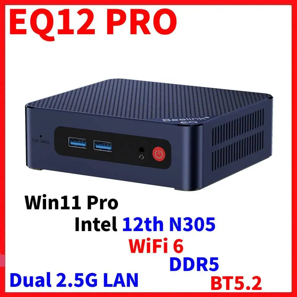 Beelink EQ12 N100 8GB/500GB SSD Blue - Mini PC