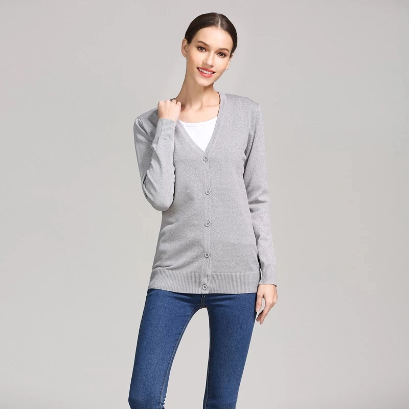 New Classic Soft Women Uniform Maternity Cardigan Long Sleeve Spring Autumn Stretch Breastfeeding Clothes US Big Size