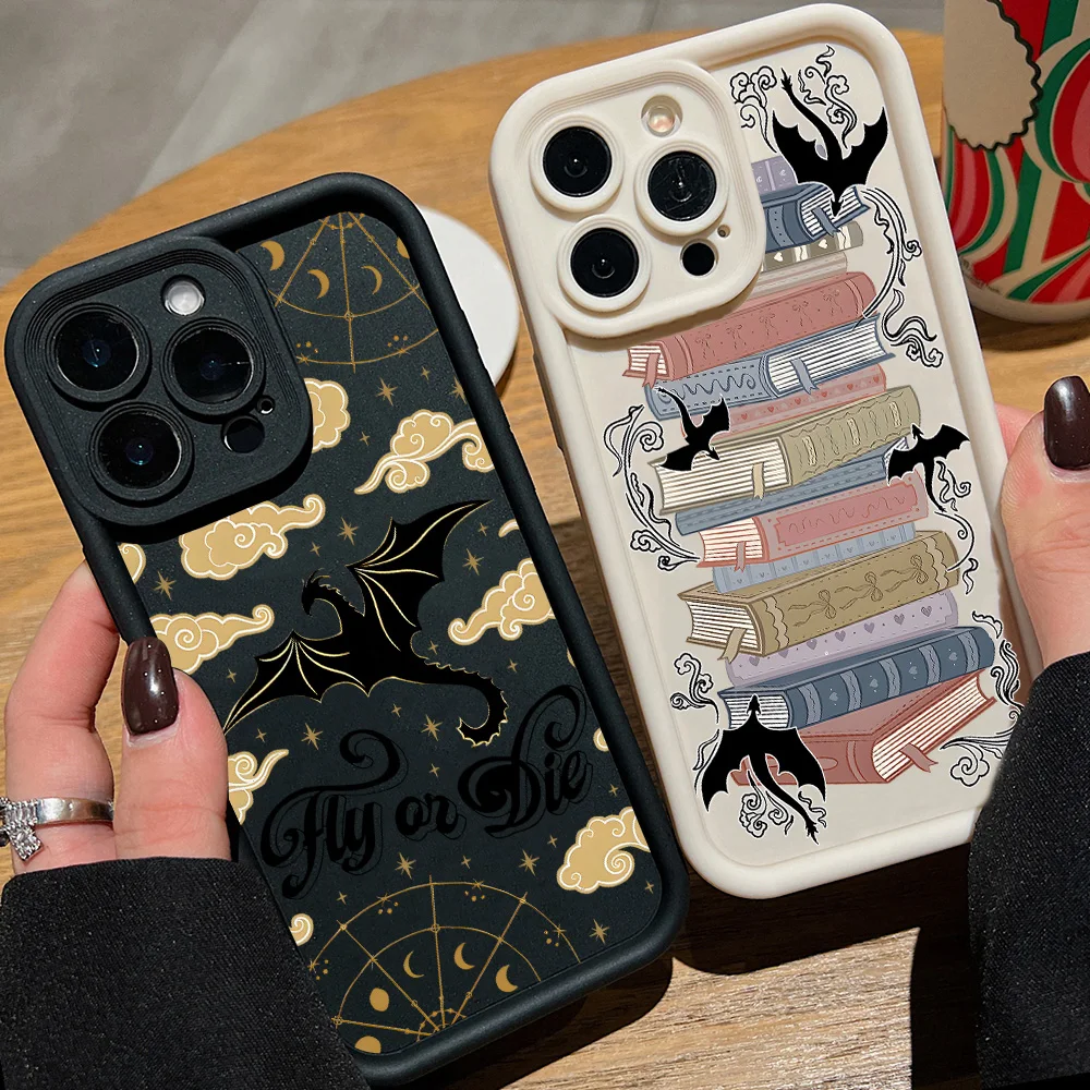 Luxury Fashion Dragon Wing Soft Silicone Phone Case