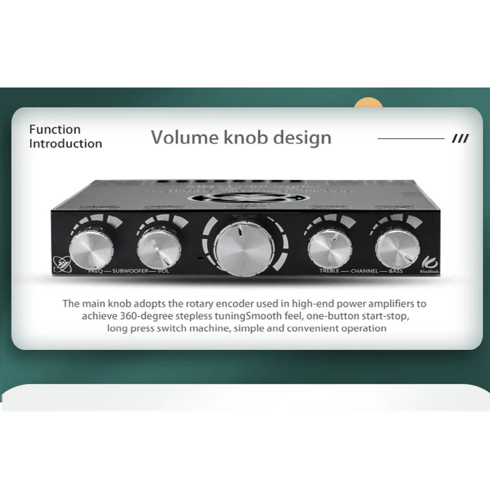 XY-S350H 220Wx2+350W Amplifier Bluetooth-Compatible+AUX+Sound Card