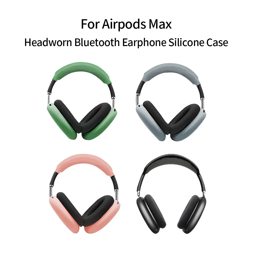 Custodie Morbide In Silicone Per Airpods Max Custodia Per Auricolari Antigraffio Per Cuffie Airpods Proteggi Shell Per Accessorio Apple Airpods Max
