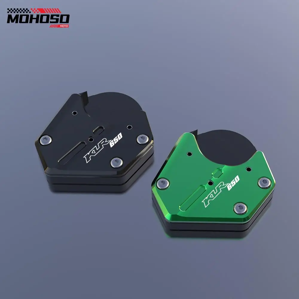 

2024 2023 2022 2021 2020-2008 Motorcycle Accessories Side Stand Extension Kickstand Enlarged Plate For Kawasaki KLR650 KLR 650