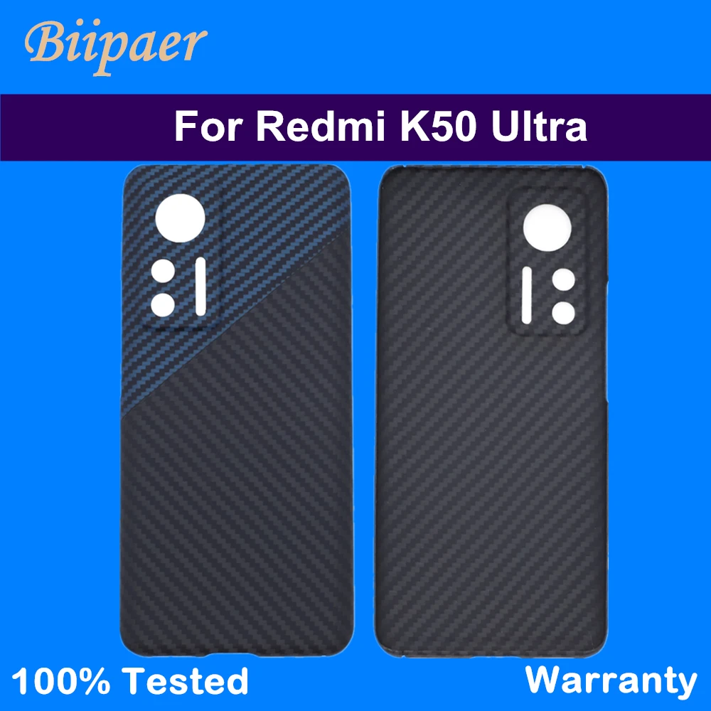 

Biipaer 100% реальное чистое углеродное волокно для Redmi K50 ультра противоударный жесткий чехол для Redmi K50 ультра волокна чехол