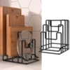 Cutting Board Holder Rack Chopping Board Organizer Stand Pots Pan Lids Rack for Plates Cabinet Restaurant Home Kitchen 4