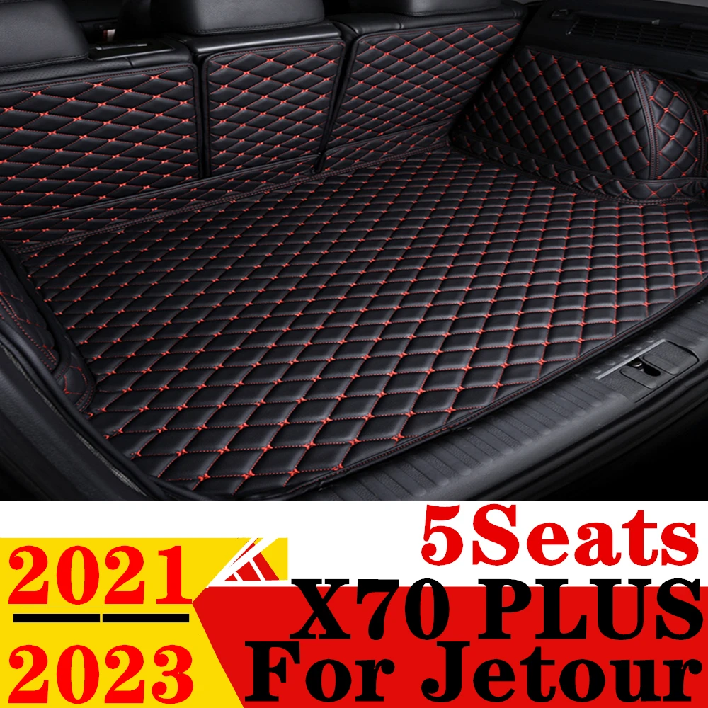 

Car Trunk Mat Fit For Jetour X70 PLUS 5Seats 2023 2022 2021 Rear Cargo Cover Carpet Liner Auto Tail Boot Luggage Pad Accessories