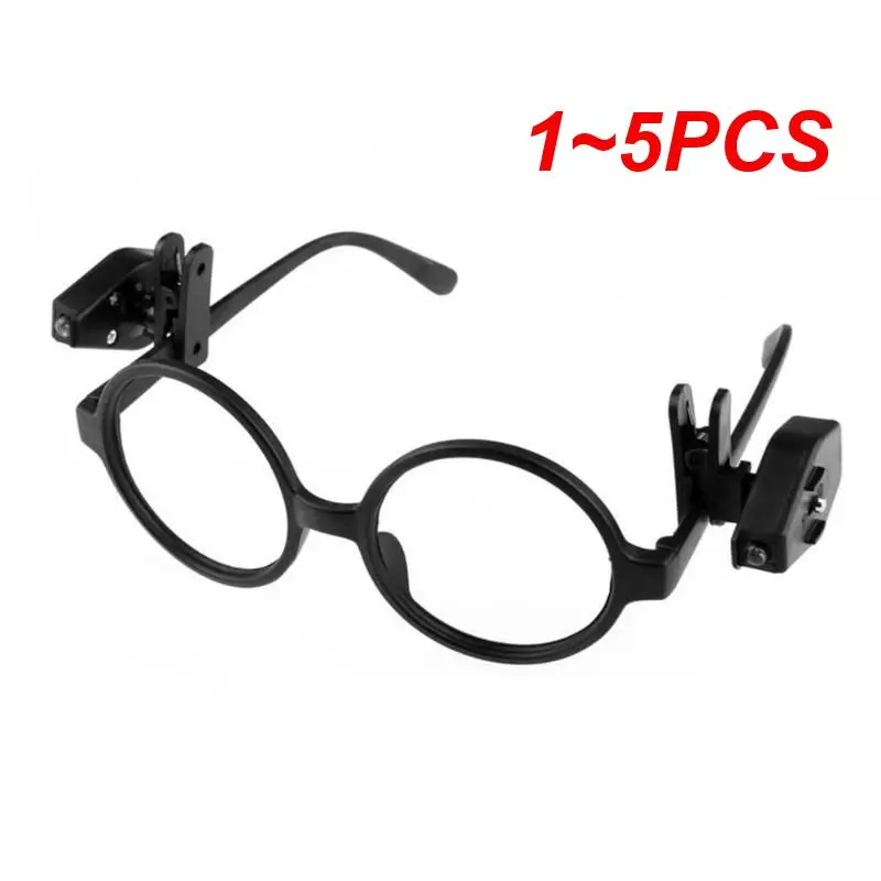 

1~5PCS Flexible Book Reading Lights Lamp Night Light For Eyeglass And Tools Universal Portable Mini LED Eyeglass Clip On Book