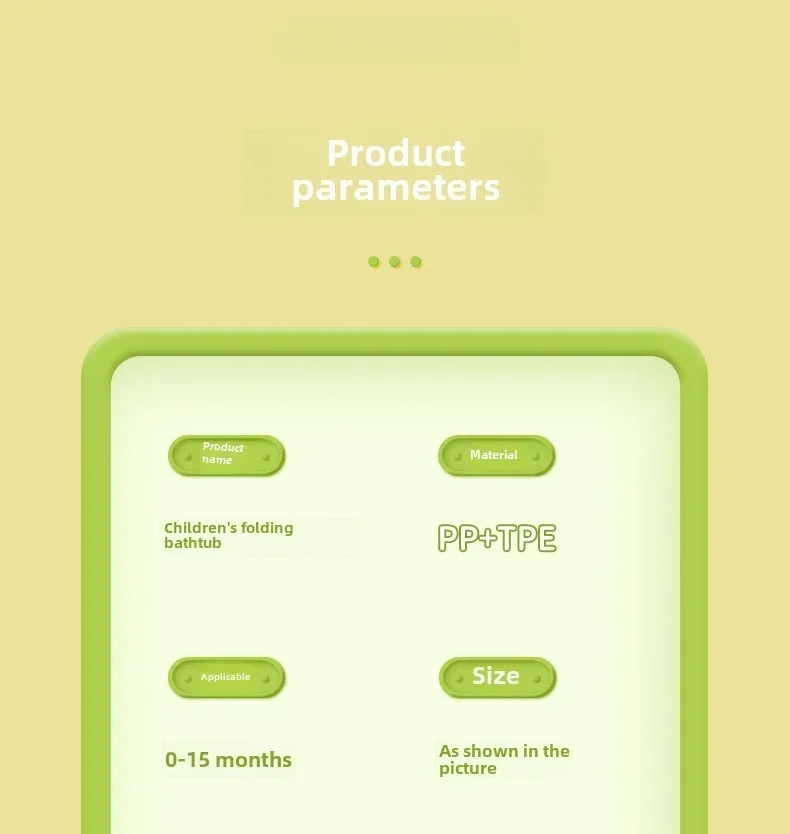 Foldable Baby Bath Tub Intelligent Temperature Display undefined