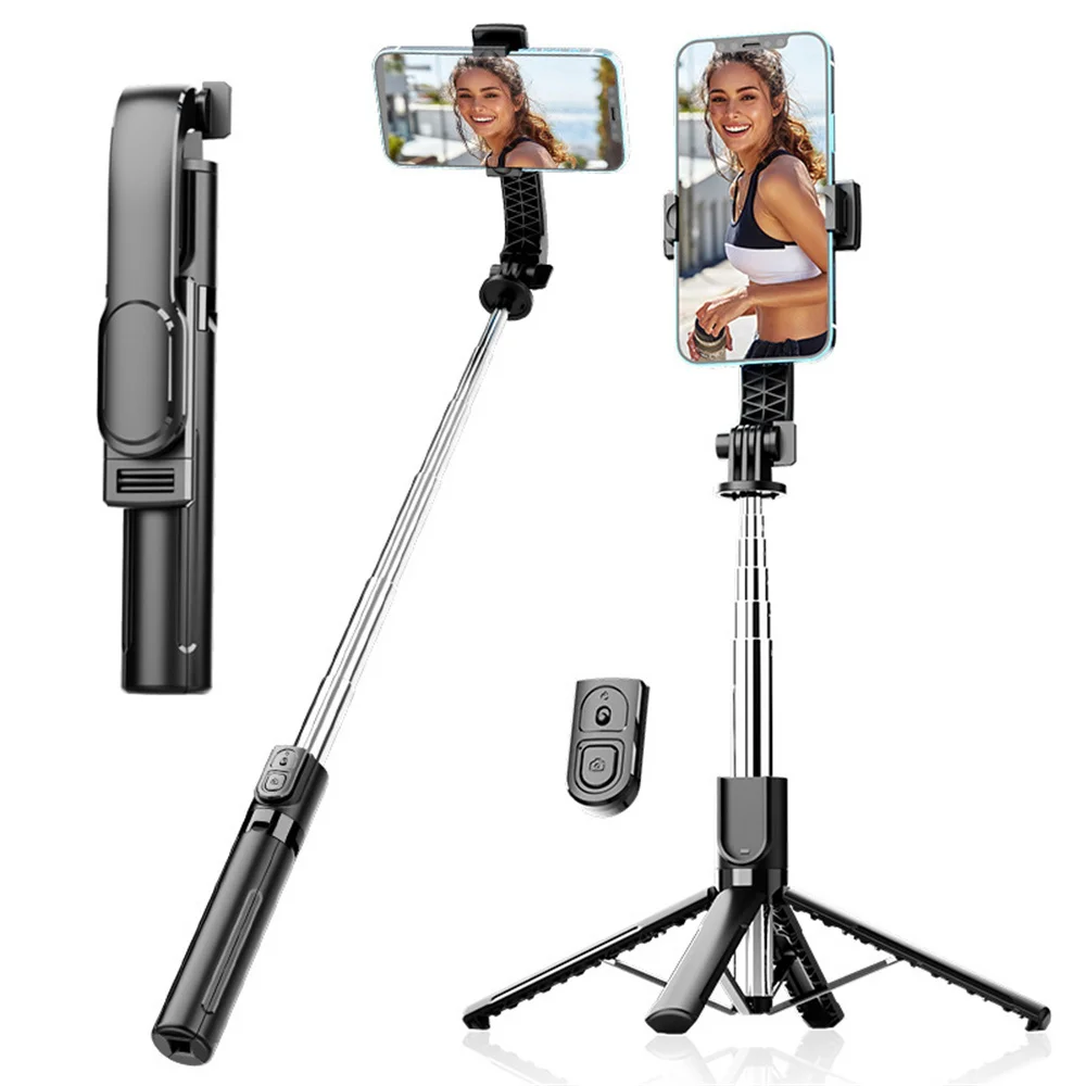 Wireless Selfie Stick Tripod Stand Detachable Remote light for iPhone Mobile Phone Live Streaming selfie stick tripod selfie stick cell phone selfie stick smartphone selfie stick phone selfie tripod