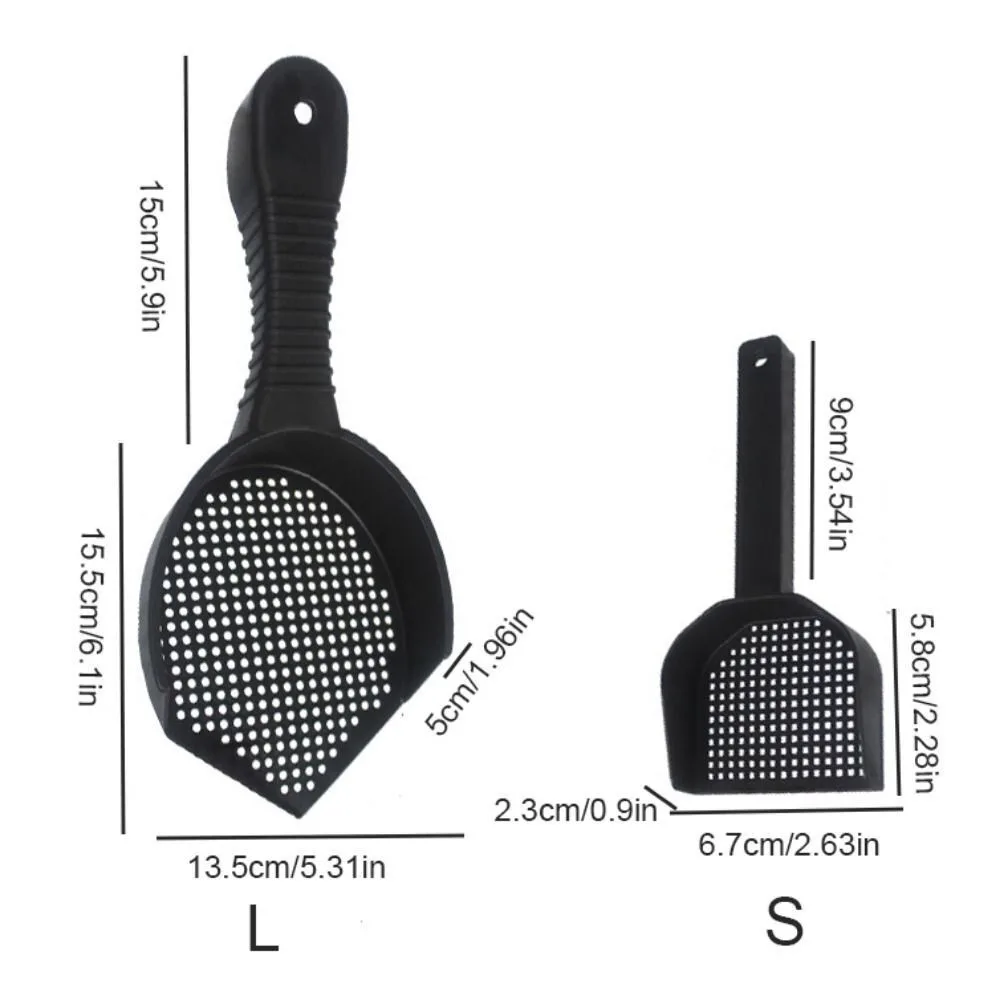 Small holes hamster litter shovel hangable snake sifter scoop cleaning