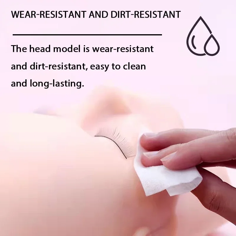 Eyelash Extension Practice Model Makeup Tool