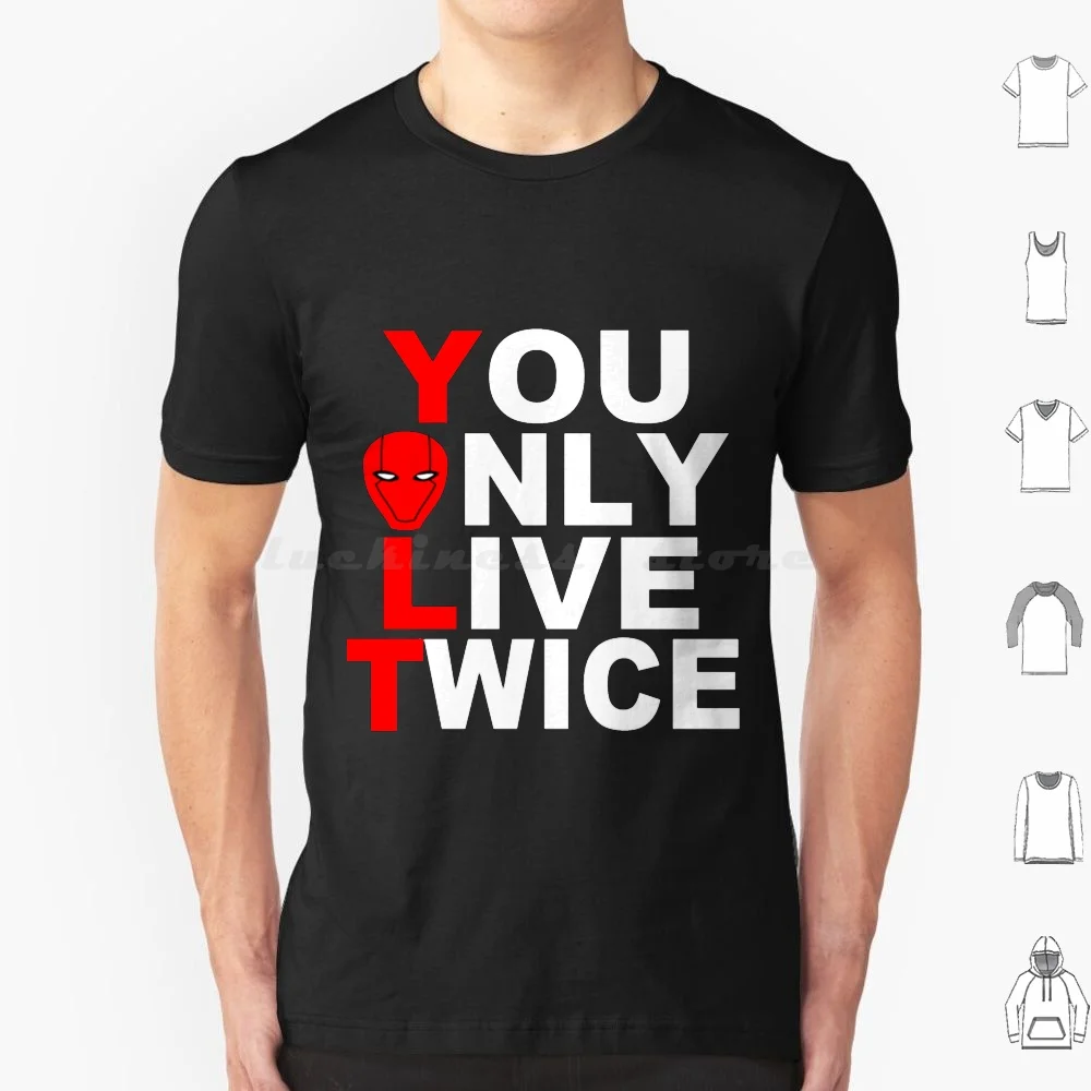 Red Hood You Only Live Twice T Shirt Uomo Donna Bambini 6Xl Jason Robin Red Hood Robin Comics Comics Robin Nightwing Red Tim Drake