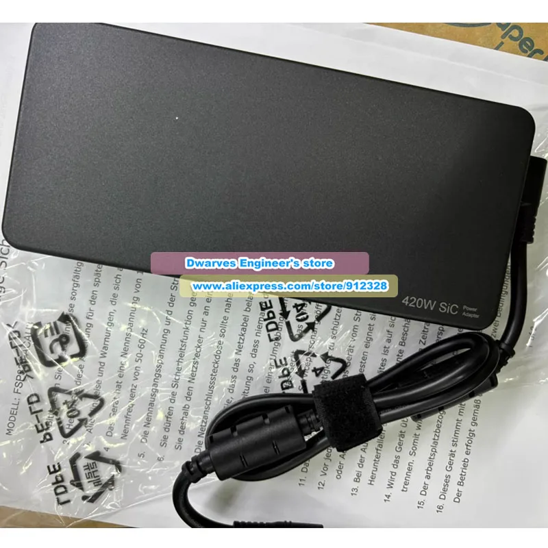 FSP420-ACAU3 AC 어댑터 20V 21A 420W MECHREVO Dragon 16K Aurora X Yaoshi 16 Ultra 게이밍 노트북 충전기용