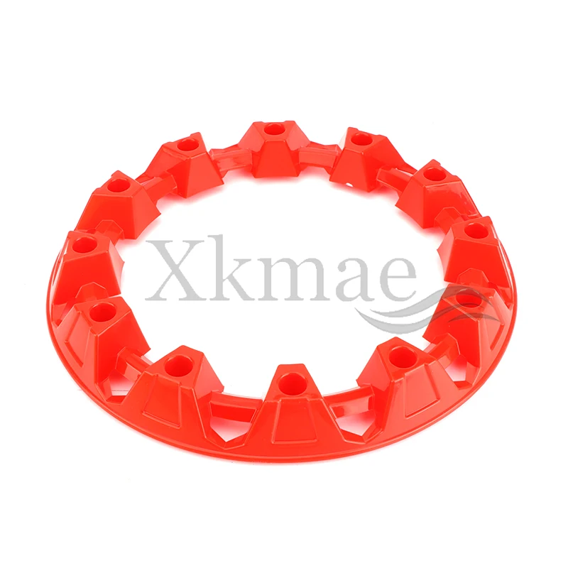 10-inch ATV Wheel Trim Hub Protection Decor Rim Cap 2Pcs Universal Vehicle All Terrain Plastic Cover fit to 10 inch tires
