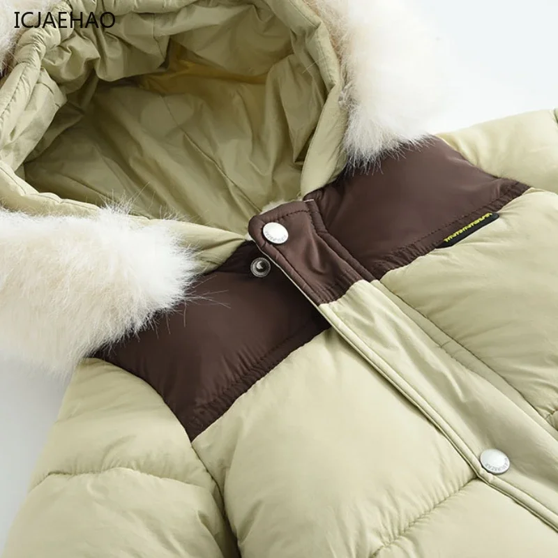 Baby Girl Boy Clothing Winter Rompers Hooded Thick Warm Windproof Outdoor with Pocket Glove Newborn Romper Coat