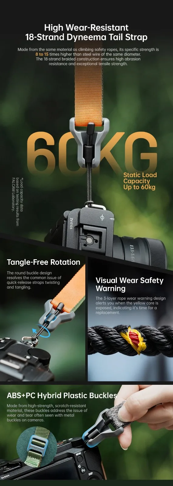 Maglink Magnetic Quick-Release Camera Shoulder Strap Lite V2 One-handed Length A
