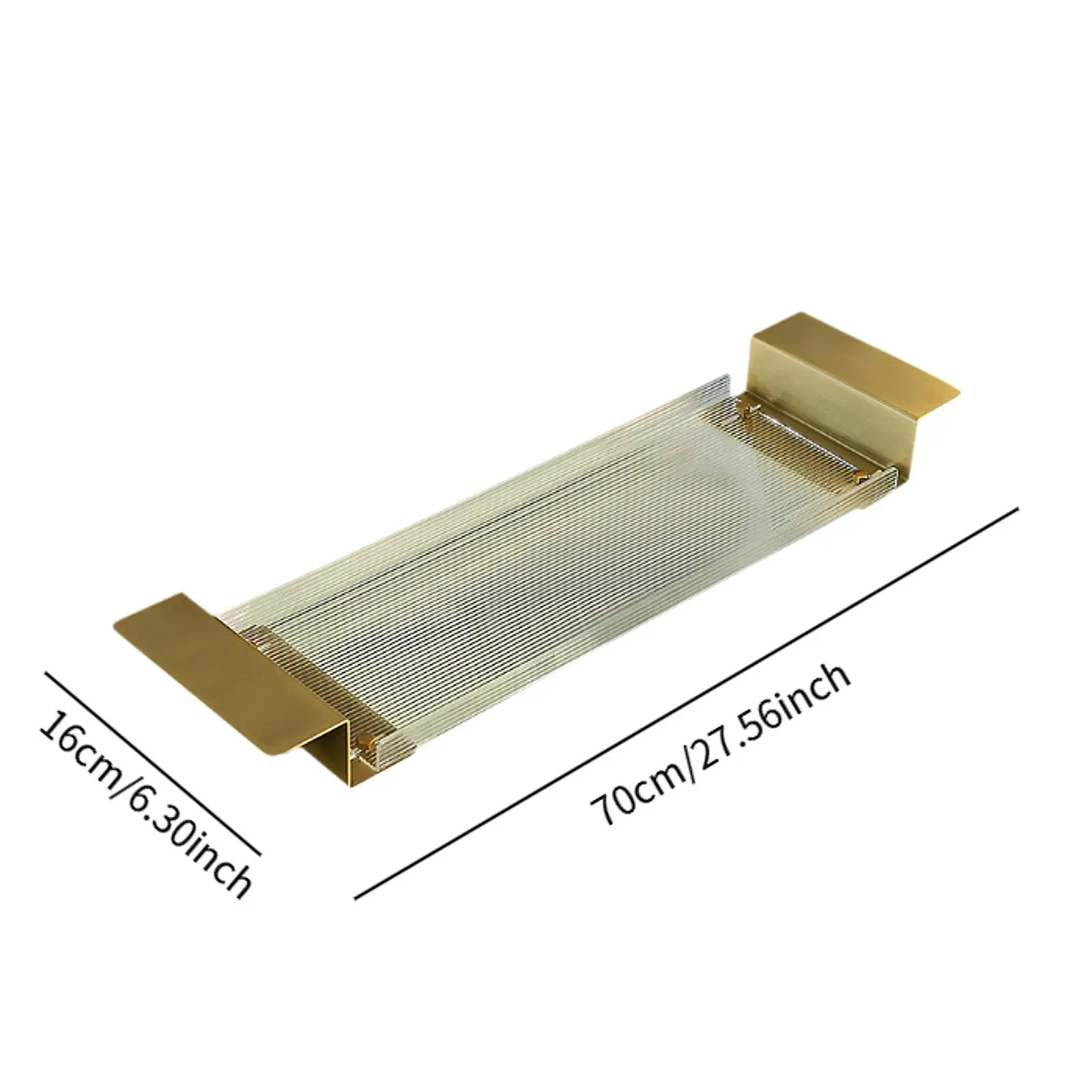 Acrylic Bathtub Tray Extendable Gifts for Women Bathtub Accessories Elegant Rack Drain Bath Shelf for Phone Book Candle