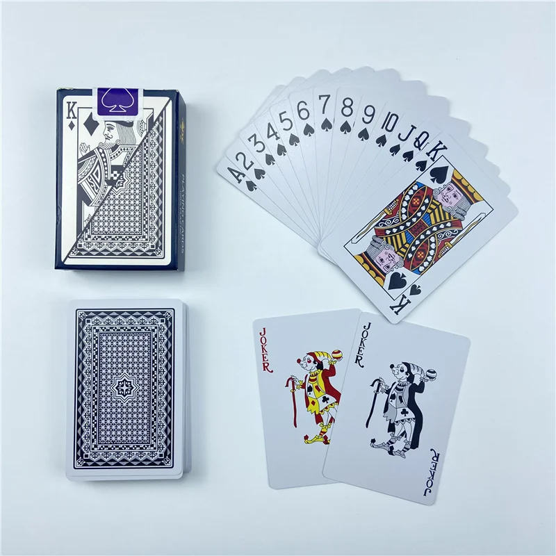 1 Deck Waterproof PVC Playing Cards – Durable Plastic Poker Cards for Texas Hold'em, Baccarat, Rummy, Casino & Home Games
