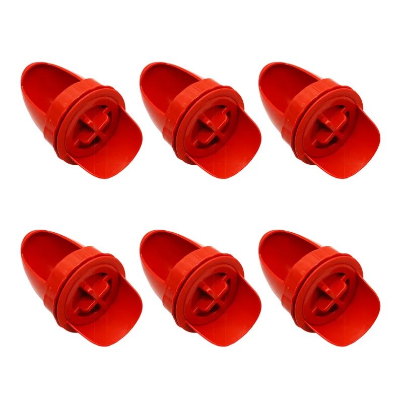 Automatischer Hühnerfutterautomat 5 Ports - Regenfestes Schwerkraft-System